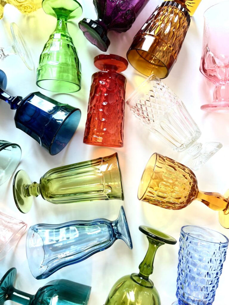 Vintage Glassware Rentals