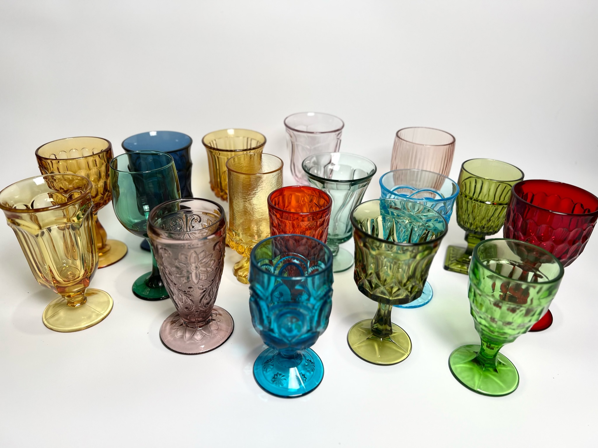 Vintage Glassware Rentals, Austin TX
