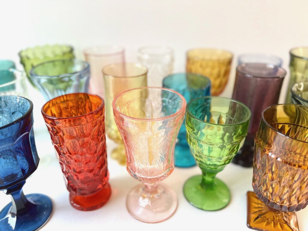 Vintage Glassware Rentals