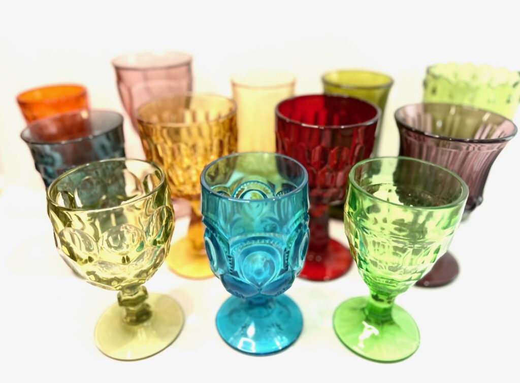 vintage Glassware rentals