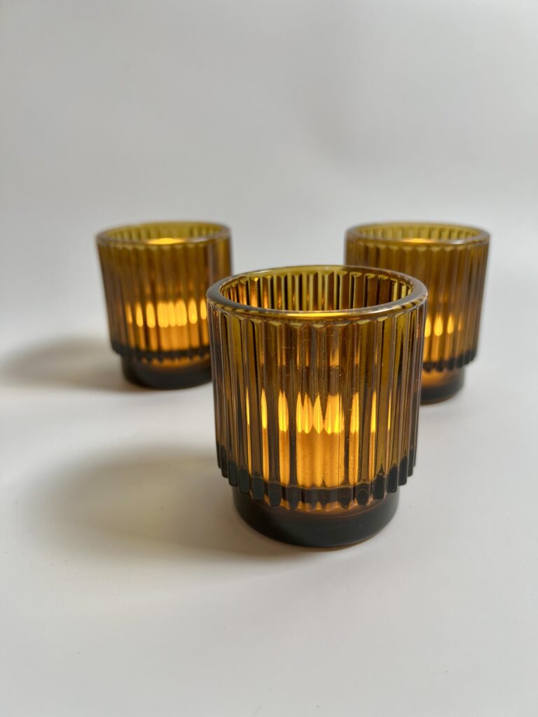 amber votive