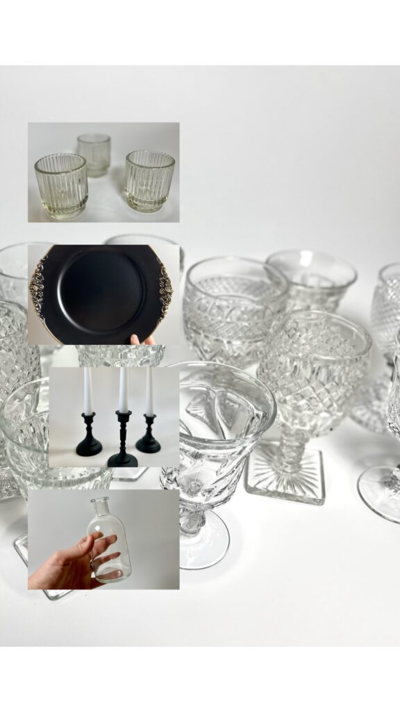 Classic Black Tie Wedding Rentals