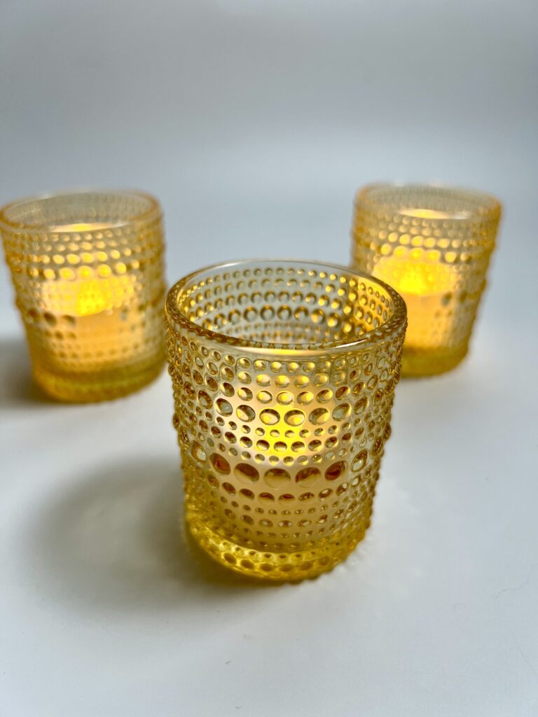 yellow votive