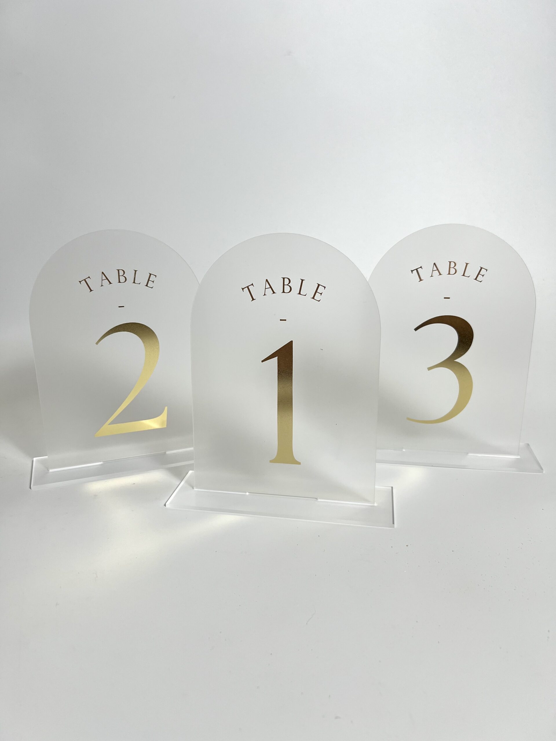Table Numbers