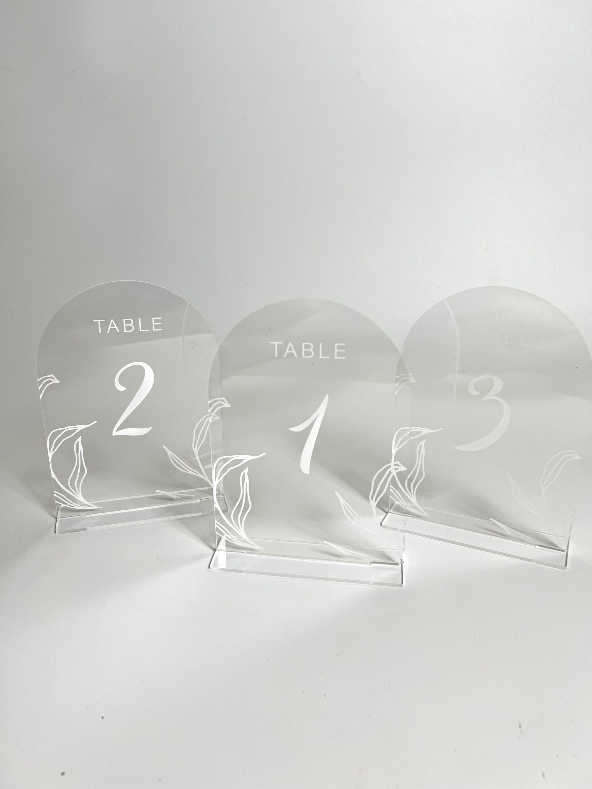 Table Numbers