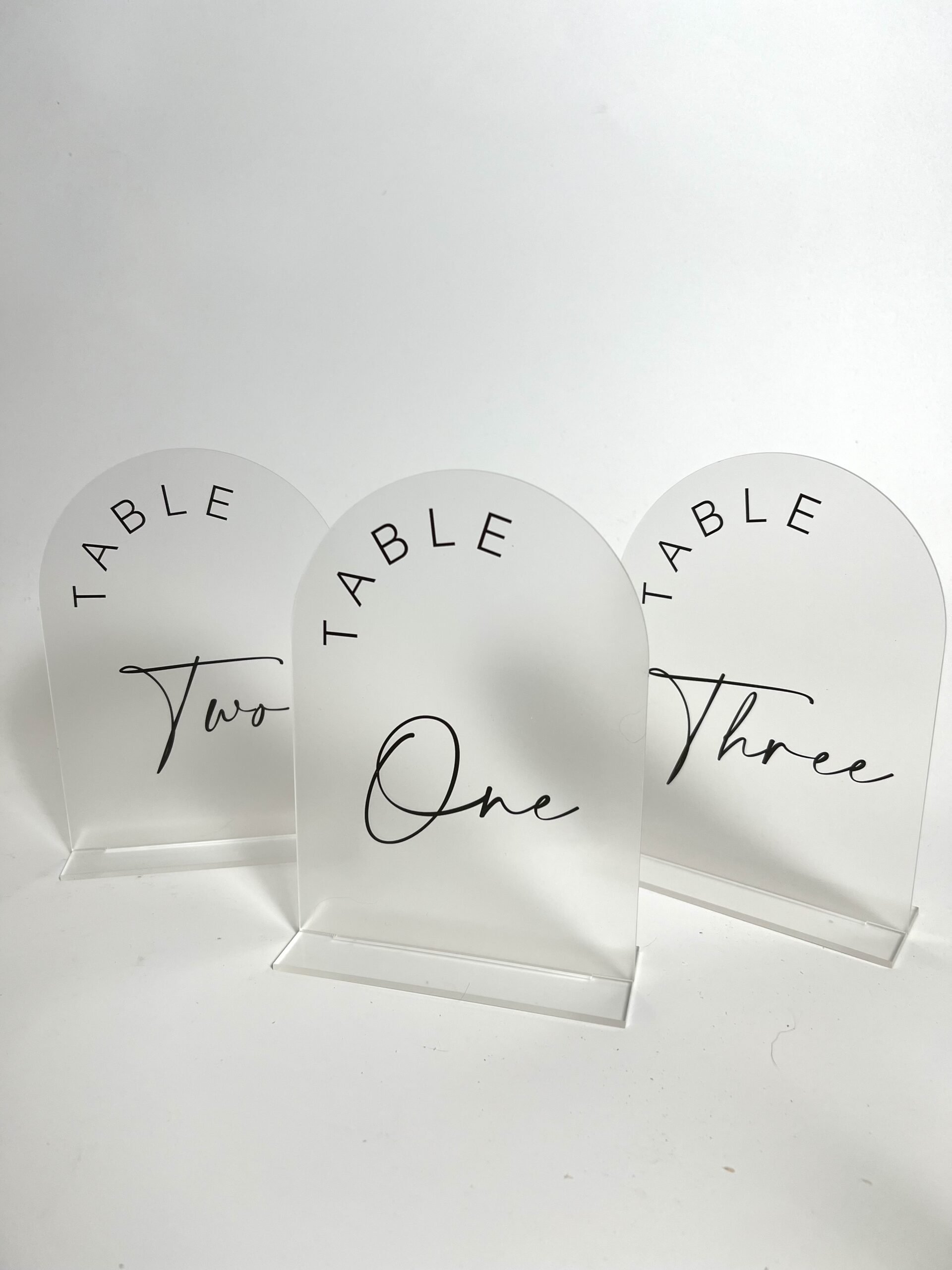 table numbers